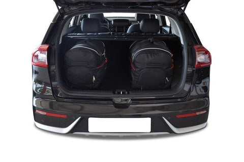 Kia Niro 2016+ Reisetaschen-Set 3-teiliges Trunk Weekend Bags Auto Maßgeschneidert Autotaschen