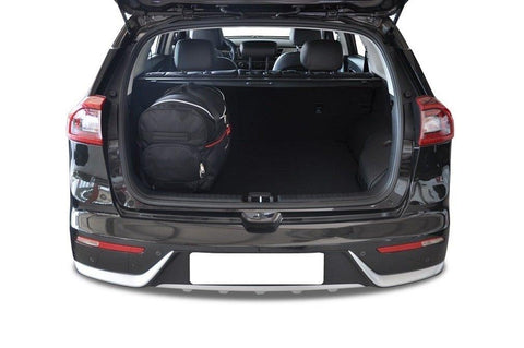 Kia Niro 2016+ Reisetaschen-Set 3-teiliges Trunk Weekend Bags Auto Maßgeschneidert Autotaschen