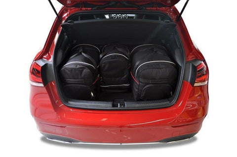 Mercedes-Benz A-Klasse Hatchback 2018+ Reistassen Set 4-delig Übernachtungstaschen Autotaschen