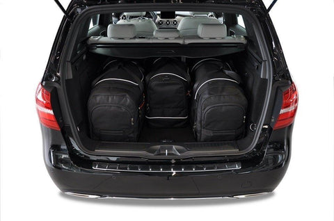 Mercedes-Benz B-Klasse 2011-2018 Reisetaschen-Set 4-teilig Kofferraum-Autotaschen nach Maß