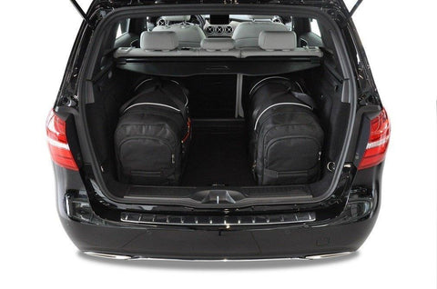 Mercedes-Benz B-Klasse 2011-2018 Reisetaschen-Set 4-teilig Kofferraum-Autotaschen nach Maß