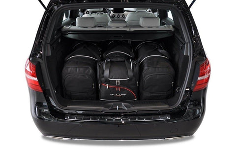 Mercedes-Benz B-Klasse 2011-2018 Reisetaschen-Set 4-teilig Kofferraum-Autotaschen nach Maß