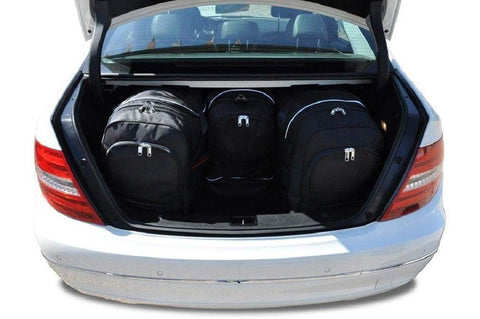 Mercedes-Benz C-Klasse Limousine 2006-2014 Reisetaschen-Set 4-teilig Kofferraum-Wochenendtaschen