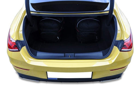 Mercedes-Benz CLA Coupé 2019+ Reisetaschen-Set 5-teilig Kofferraum Auto Maßgeschneidert Autotaschen