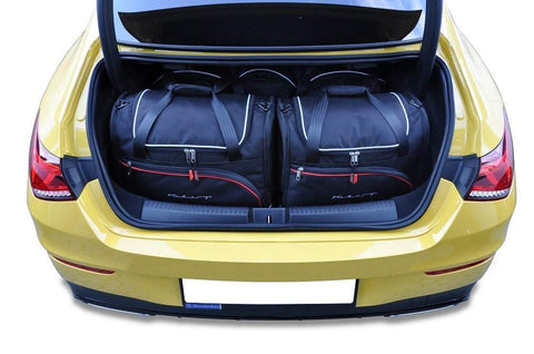Mercedes-Benz CLA Coupé 2019+ Reisetaschen-Set 5-teilig Kofferraum Auto Maßgeschneidert Autotaschen