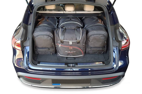 Mercedes-Benz EQC 2019+ Reisetaschen-Set 4-teilig Kofferraum Auto Maßgeschneidert Autotaschen