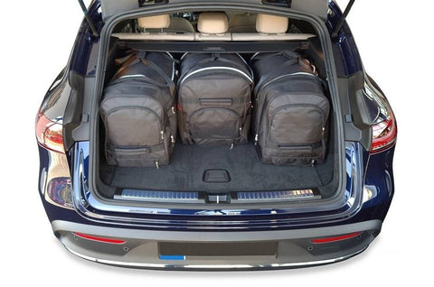 Mercedes-Benz EQC 2019+ Reisetaschen-Set 4-teilig Kofferraum Auto Maßgeschneidert Autotaschen
