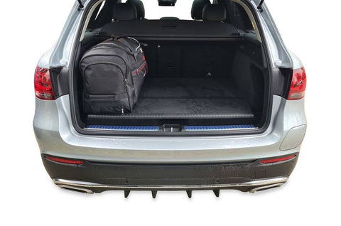 Maßgeschneidertes Reisetaschen-Set für MERCEDES-BENZ GLC PHEV 2019-2022: 4 hochwertige Taschen im Kofferraum, 30% mehr Stauraum und Reisekomfort 🛄🌟