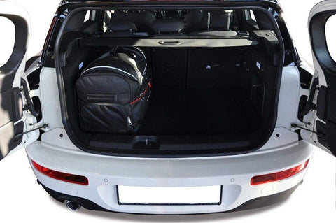 Mini Clubman 2015+ Reisetaschen-Set 4-teilig Kofferraumübernachtungstaschen nach Maß Autotaschen