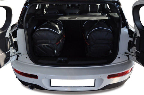 Mini Clubman 2015+ Reisetaschen-Set 4-teilig Kofferraumübernachtungstaschen nach Maß Autotaschen