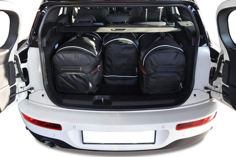Mini Clubman 2015+ Reisetaschen-Set 4-teilig Kofferraumübernachtungstaschen nach Maß Autotaschen