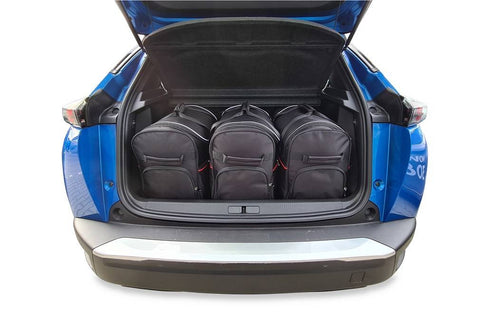-teiliges Reisetaschen-Set für PEUGEOT E-2008 2019+ mit 30% mehr Stauraum, 3 hochwertigen Trolleys, kostenlosem Versand & 3 Jahre Garantie.