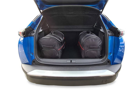 -teiliges Reisetaschen-Set für PEUGEOT E-2008 2019+ mit 30% mehr Stauraum, 3 hochwertigen Trolleys, kostenlosem Versand & 3 Jahre Garantie.