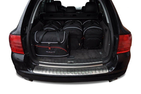 Porsche Cayenne 2002-2010 Reisetaschen-Set 5-teilig Kofferraum Wochenend Auto-Taschen nach Maß