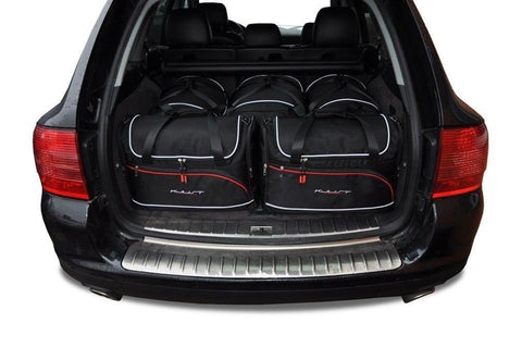 Porsche Cayenne 2002-2010 Reisetaschen-Set 5-teilig Kofferraum Wochenend Auto-Taschen nach Maß