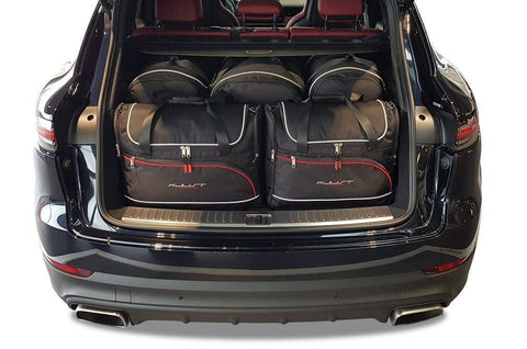 Porsche Cayenne 2017+ Reisetaschen-Set 5-teilig Kofferraum Auto Maßgeschneidert Autotaschen