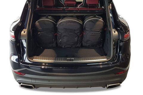 Porsche Cayenne 2017+ Reisetaschen-Set 5-teilig Kofferraum Auto Maßgeschneidert Autotaschen