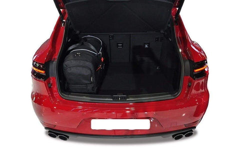 Porsche Macan 2013+ Reisetaschen-Set 4-teilig Kofferraumübernachtungstaschen nach Maß Autotaschen