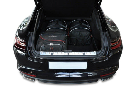 Porsche Panamera 2016+ Reisetaschen-Set 4-teilig Kofferraum Auto Maßgeschneidert Autotaschen
