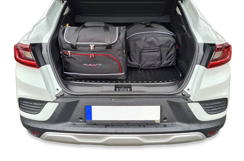 Perfekt passendes 4-teiliges Reisetaschen-Set für RENAULT ARKANA HYBRID 2021+ mit 30% mehr Stauraum, kostenlosem Versand & 3 Jahren Garantie.
