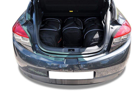 Renault Mégane Coupé 2008-2016 Reisetaschen-Set 4-teilig Kofferraum-Übernachtungstaschen Autotasche