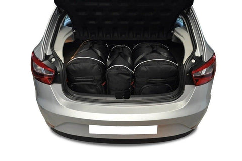 Seat Ibiza Hatchback 2008-2017 Reisetaschen-Set 3-tlg Kofferraum Auto Maßgeschneiderte Autotaschen
