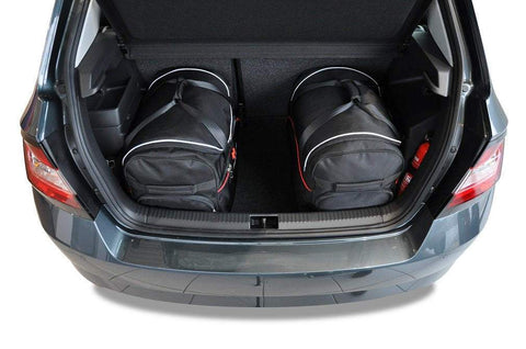 Skoda Fabia Hatchback 2014+ Reisetaschen-Set 3-teilig Kofferraum Autotaschen nach Maß Deutschland