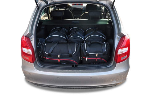 Skoda Fabia Combi 2007-2014 Reisetaschen-Set 5-teilig Kofferraum Maßgeschneiderte Autotaschen