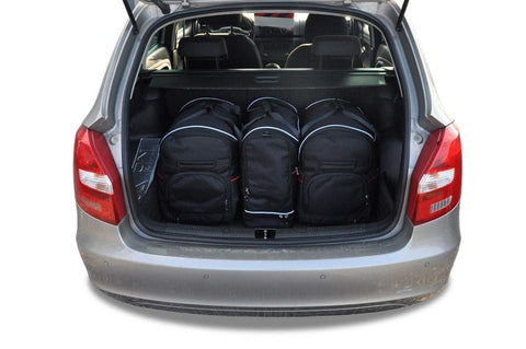 Skoda Fabia Combi 2007-2014 Reisetaschen-Set 5-teilig Kofferraum Maßgeschneiderte Autotaschen