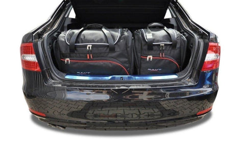 Skoda Superb Limousine 2008-2015 Reisetaschen-Set 5-teilig Auto Maßgeschneidert Autotaschen