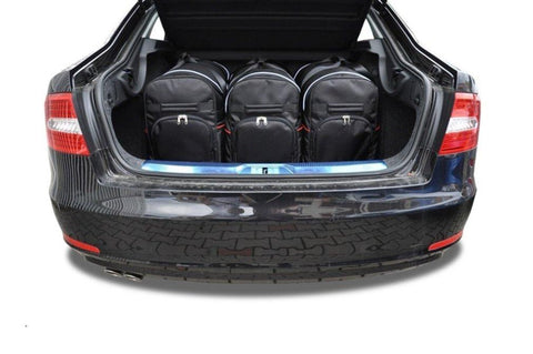Skoda Superb Limousine 2008-2015 Reisetaschen-Set 5-teilig Auto Maßgeschneidert Autotaschen