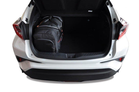 Toyota C-HR 2016+ Reisetaschen-Set 4-teilig Trunk Overnight Bags Auto nach Maß Autotaschen
