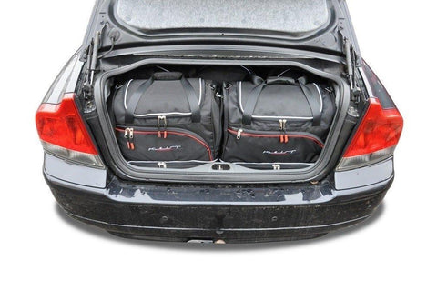 Volvo S60 2000-2010 Reisetaschen-Set 5-teilig Kofferraumübernachtungstaschen nach Maß Autotaschen