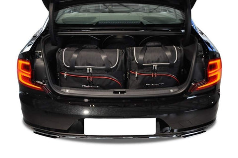 Volvo S90 2016+ Reisetaschen-Set 5-teilig Kofferraum Wochenendtaschen Maßgeschneidert Autotaschen