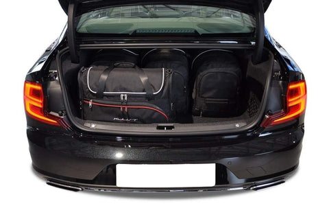 Volvo S90 2016+ Reisetaschen-Set 5-teilig Kofferraum Wochenendtaschen Maßgeschneidert Autotaschen