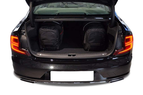 Volvo S90 2016+ Reisetaschen-Set 5-teilig Kofferraum Wochenendtaschen Maßgeschneidert Autotaschen