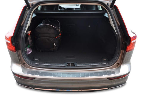 Volvo V60 2018+ Reisetaschen-Set 5-teilig Kofferraum-Übernachtungstaschen Auto nach Maß Autotaschen