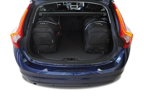 Volvo V60 Cross Country 2015-2018 Reisetaschen-Set 4-teilig Kofferraum-Autotaschen nach Maß