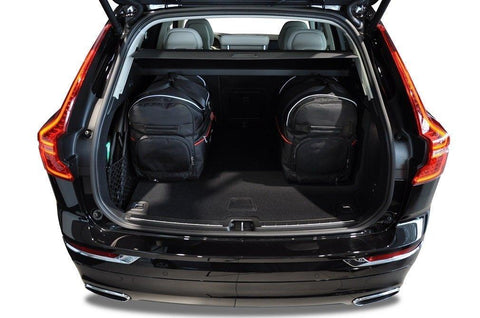 Volvo XC60 2017+ Reisetaschen-Set 5-teilig Kofferraum Wochenendtaschen Maßgeschneidert Autotaschen