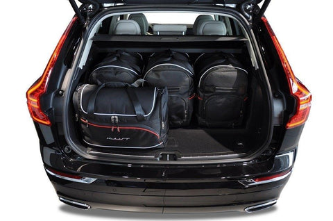 Volvo XC60 2017+ Reisetaschen-Set 5-teilig Kofferraum Wochenendtaschen Maßgeschneidert Autotaschen