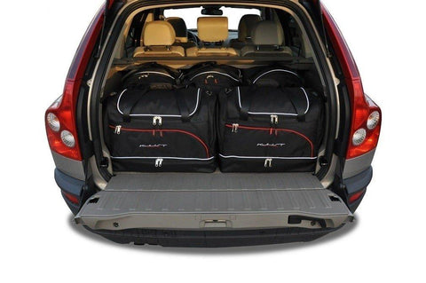 Volvo XC90 2002-2014 Reisetaschen-Set 5-teilig  Kofferraumübernachtungstaschen nach Maß Autotaschen