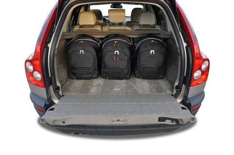Volvo XC90 2002-2014 Reisetaschen-Set 5-teilig  Kofferraumübernachtungstaschen nach Maß Autotaschen