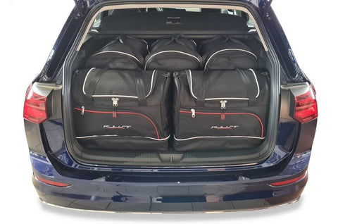 Volkswagen Golf Variant 2020+ Reisetaschen-Set 5-teilig VW  Kofferraum Maßgeschneidert Autotaschen