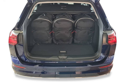 Volkswagen Golf Variant 2020+ Reisetaschen-Set 5-teilig VW  Kofferraum Maßgeschneidert Autotaschen