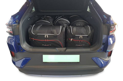 VW ID.5 ID5 2022+ Reisetaschen-Set: 5-teiliges Organizer für optimalen Kofferraum, inkl. Trolleys, Sporttasche & Handgepäck, 30% mehr Stauraum 🚗🛄