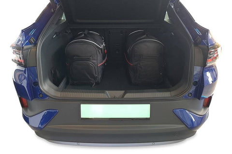 VW ID.5 ID5 2022+ Reisetaschen-Set: 5-teiliges Organizer für optimalen Kofferraum, inkl. Trolleys, Sporttasche & Handgepäck, 30% mehr Stauraum 🚗🛄