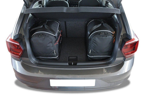 Volkswagen Polo 2017+ Reisetaschen-Set 3-teilig VW Kofferraum Overnight Bags Auto Custom Made Car