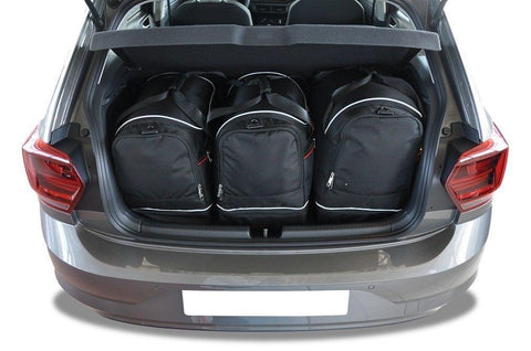 Volkswagen Polo 2017+ Reisetaschen-Set 3-teilig VW Kofferraum Overnight Bags Auto Custom Made Car