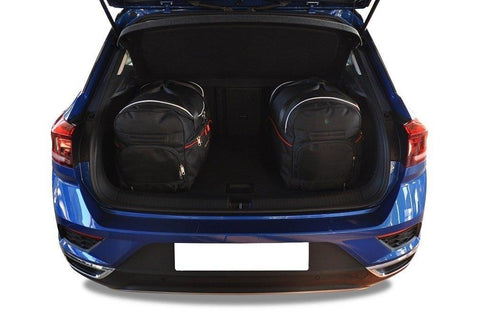 Volkswagen T-Roc 2017+ Reisetaschen-Set 3-tlg VW Kofferraum-Wochenend-Taschen Auto-Taschen nach Maß